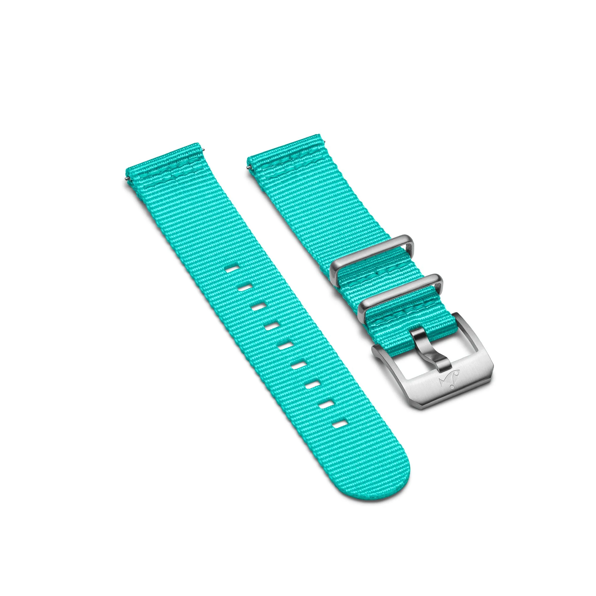 NATO strap with pin buckle, Turquoise