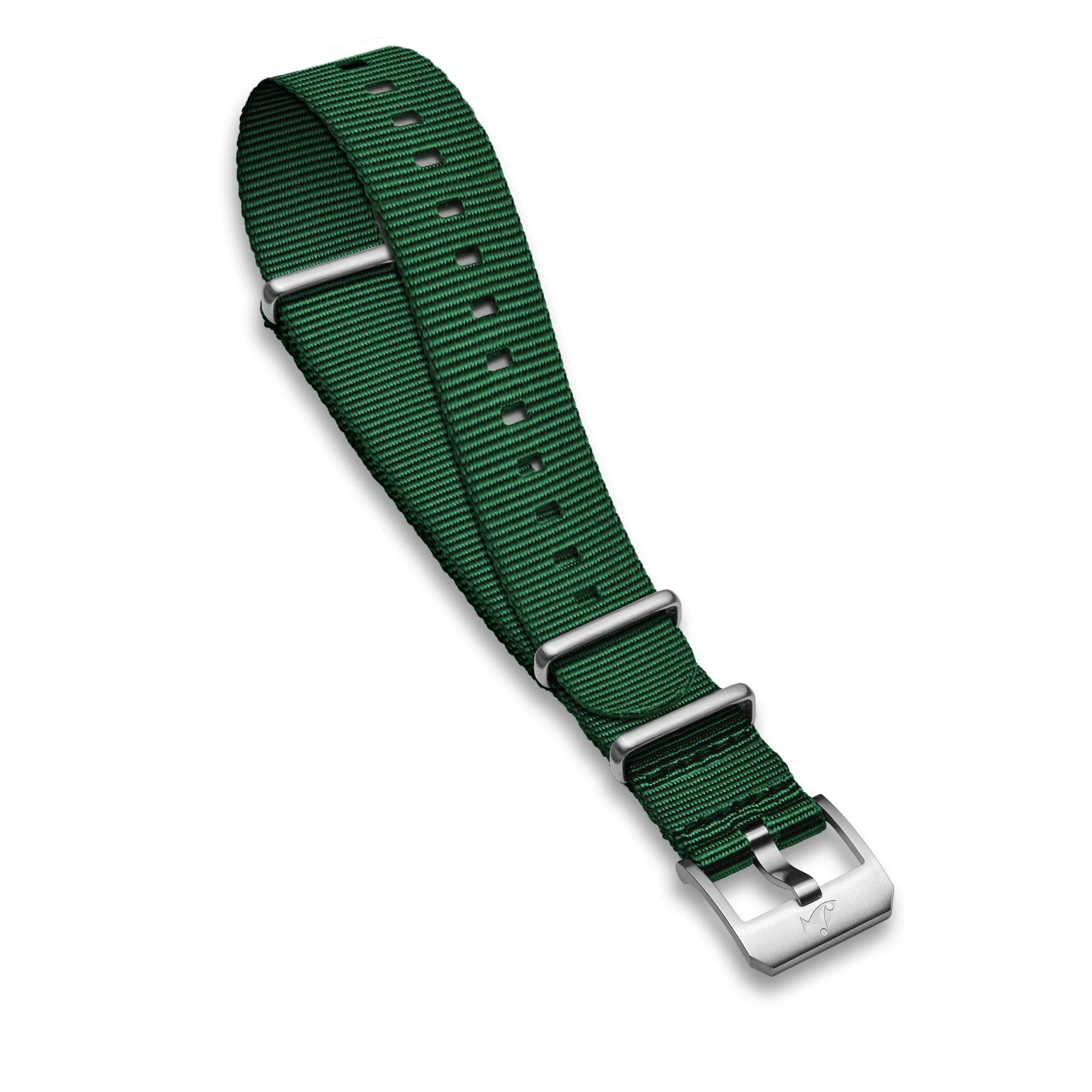 NATO strap with pin buckle, Green