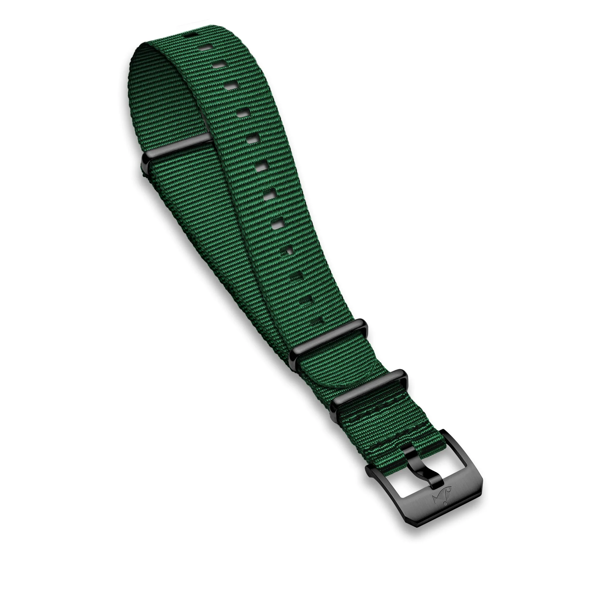 NATO strap with pin buckle, Green